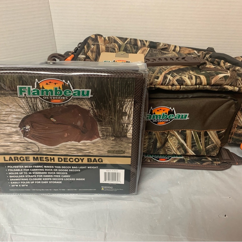 Flambeau Outdoors Blind Bag W/ Large Mesh Decoy Bag